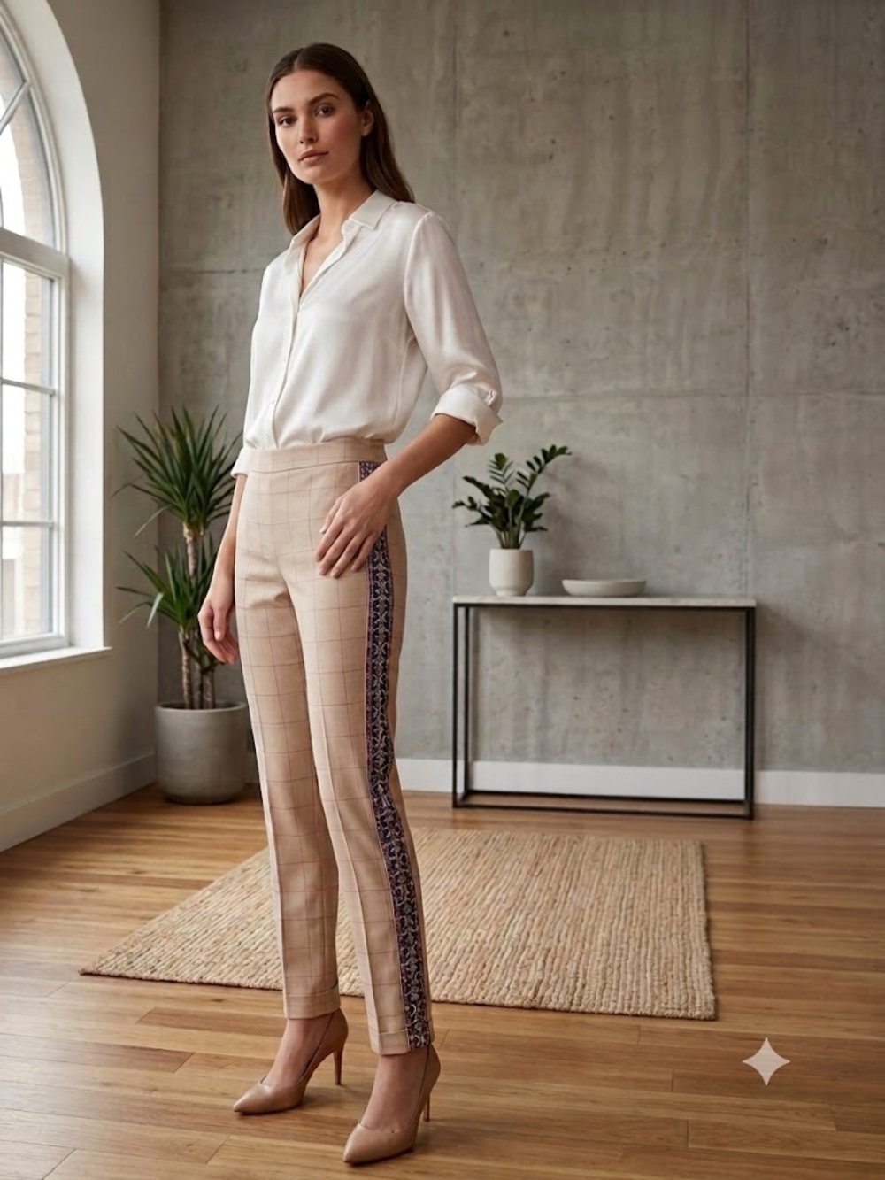 Tory Burch Tailored, Straight-Leg Trousers, Size 6 - Picture 1 of 4